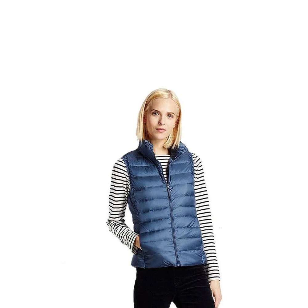 Newbang 9Xl 8Xl Women Sleeveless Coat Winter Ultra Light White Duck Down Female Slim Vest Women's Windproof Warm Waistcoat Designer
