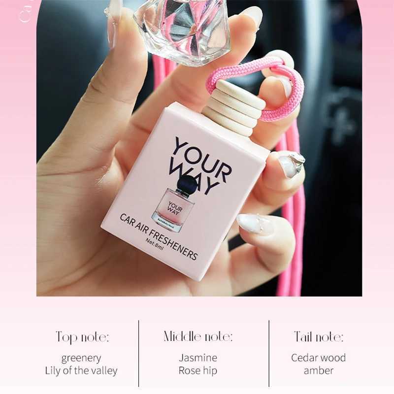 Fresh Natural Perfume Unisex Lasting Car Aromatherapy Eau De Toilette Cute Fruity Charm Deodorant Lanyard Decorative PerfumeXJ250512