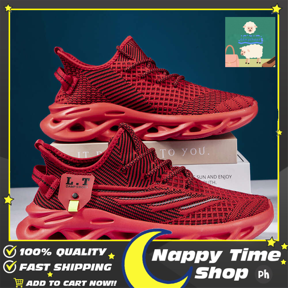 Ddmytiger Running Jogging Black Casual Sneakers White Outdoor Breathable Mesh Men Light Shock Absorption Sports Shoes Outdoor Shoes