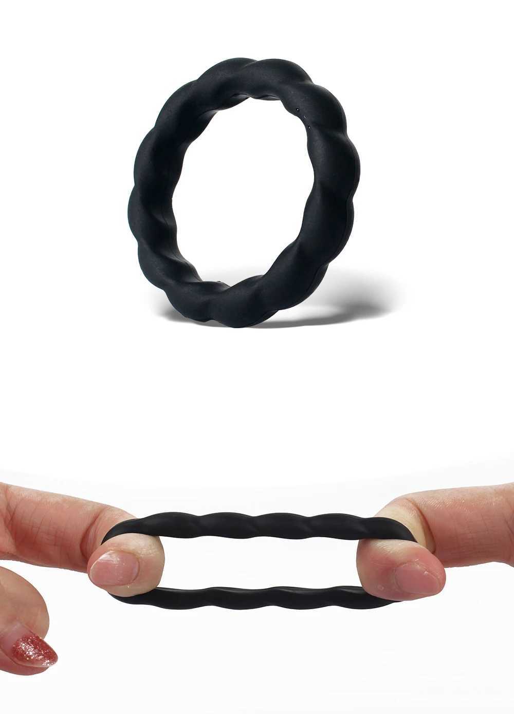 3Pcs/Set Silicone Cock Ring For Man Delayed Ejaculation Sex Shop Penis Rings For Dick Erection Sex Toys For Male Adults Supplies W250512