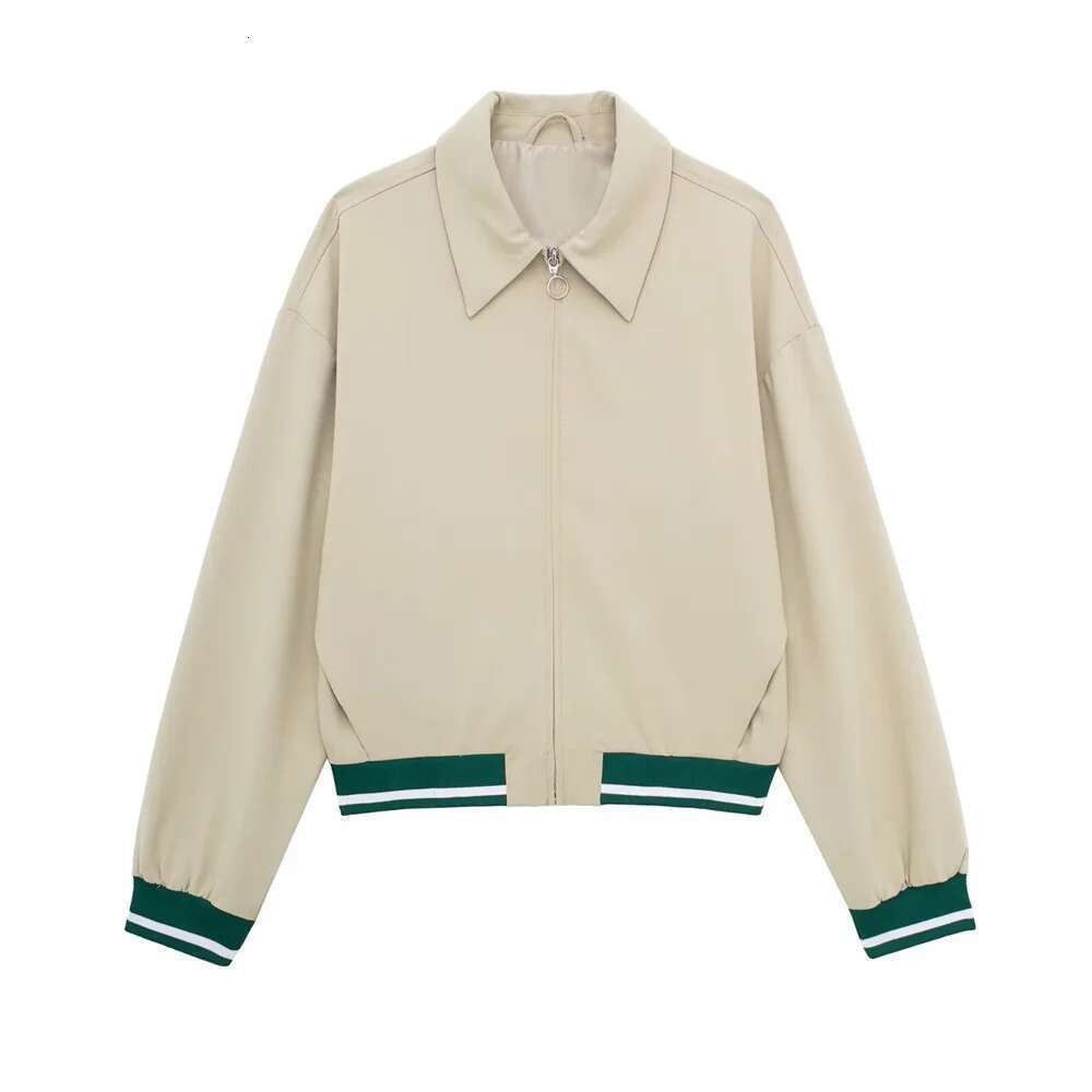 ZAR * Spring/Summer New Women's Fashion, Fashionable, Casual, Classic, Versatile Contrast Edge Jacket