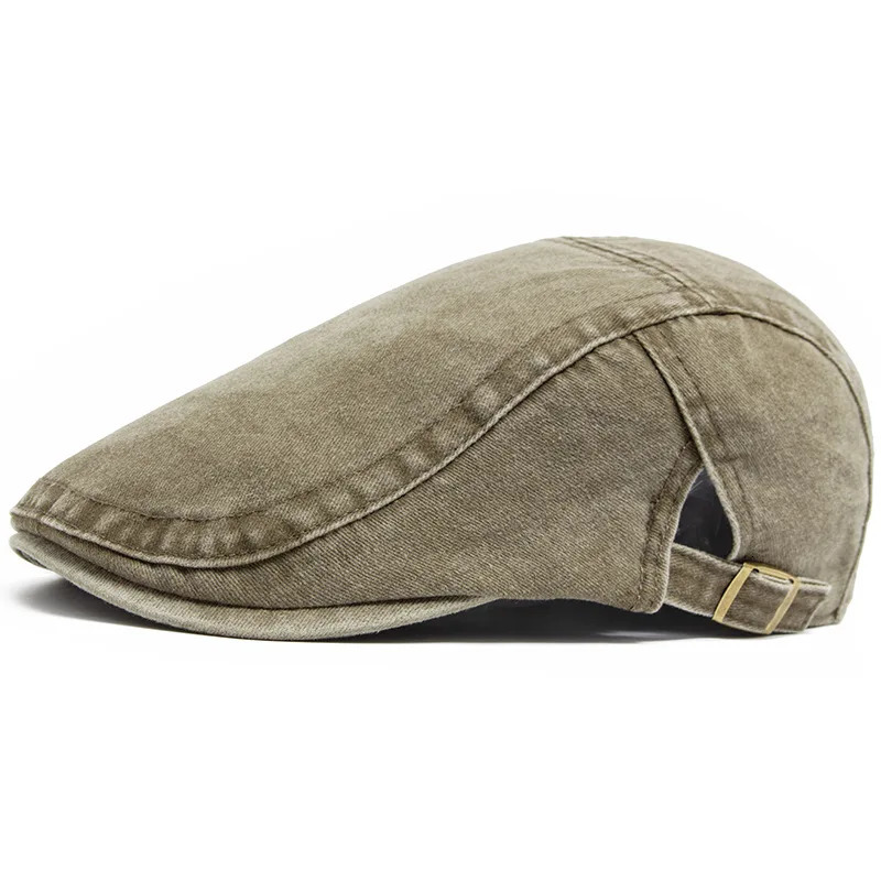 Vintage Painter Beret Unisex Fashion Flat Visor Cap Casual Autumn Retro Cotton Solid sboy Summer Hat Adjustable 250512