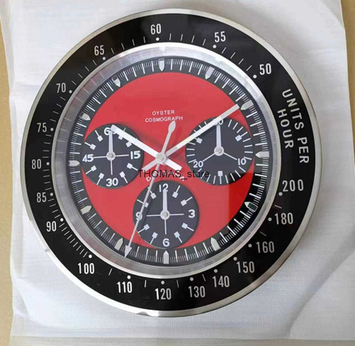 Cheap Clocks Modern Design Quartz Large Wall Watch Stainless Steel With Date Luminous Silent Sweeping Movement W250715