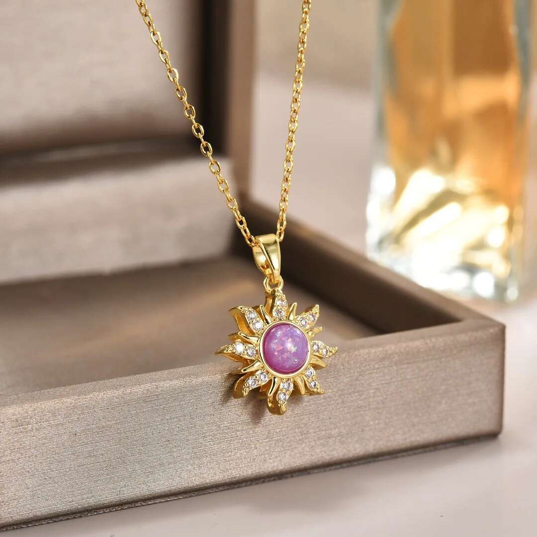 Rapunzel Necklace Sun and Moon ZHUMAN