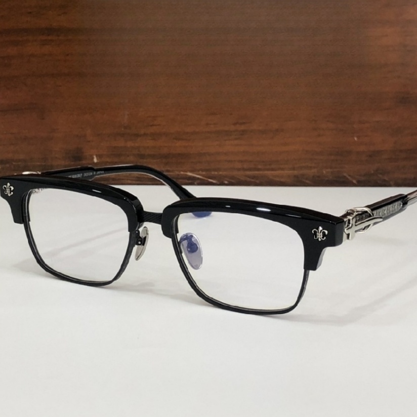 High Quality Men optical glasses Classic Luxury Designer Women eyeglass Titanium Punk Business Design Prescription Spectacle Frames with box 8206 SIZE