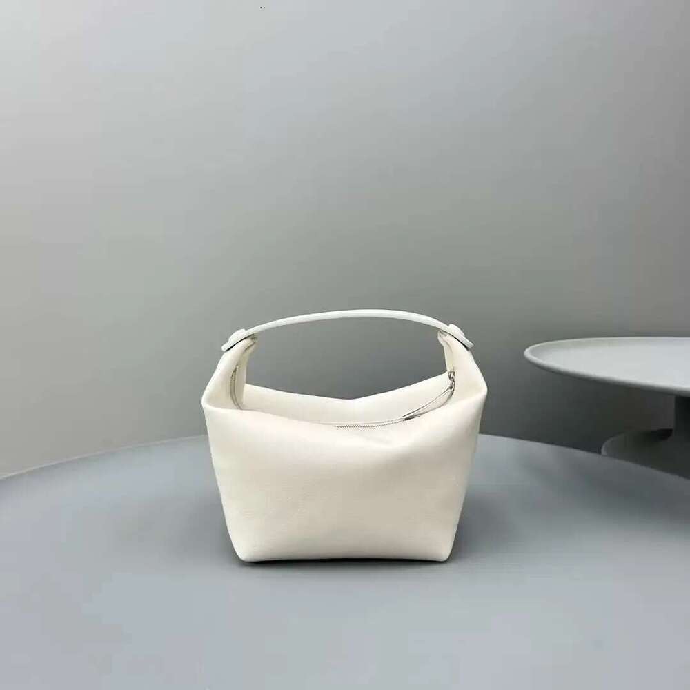 High quality real leatehr handbag Soft genuine leather women Minimalist design Lunch box bag