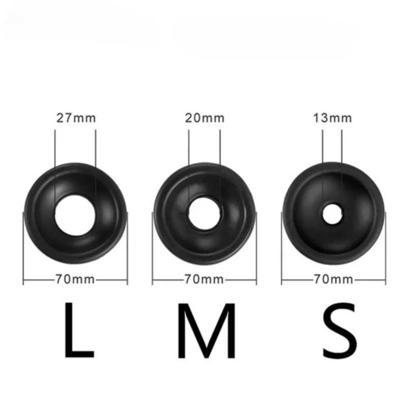 Silicone Penis Extension Accessories Penis Erection Extension trainer Male Masturbator Penis Rubber Cover Sealing Ring S W250512