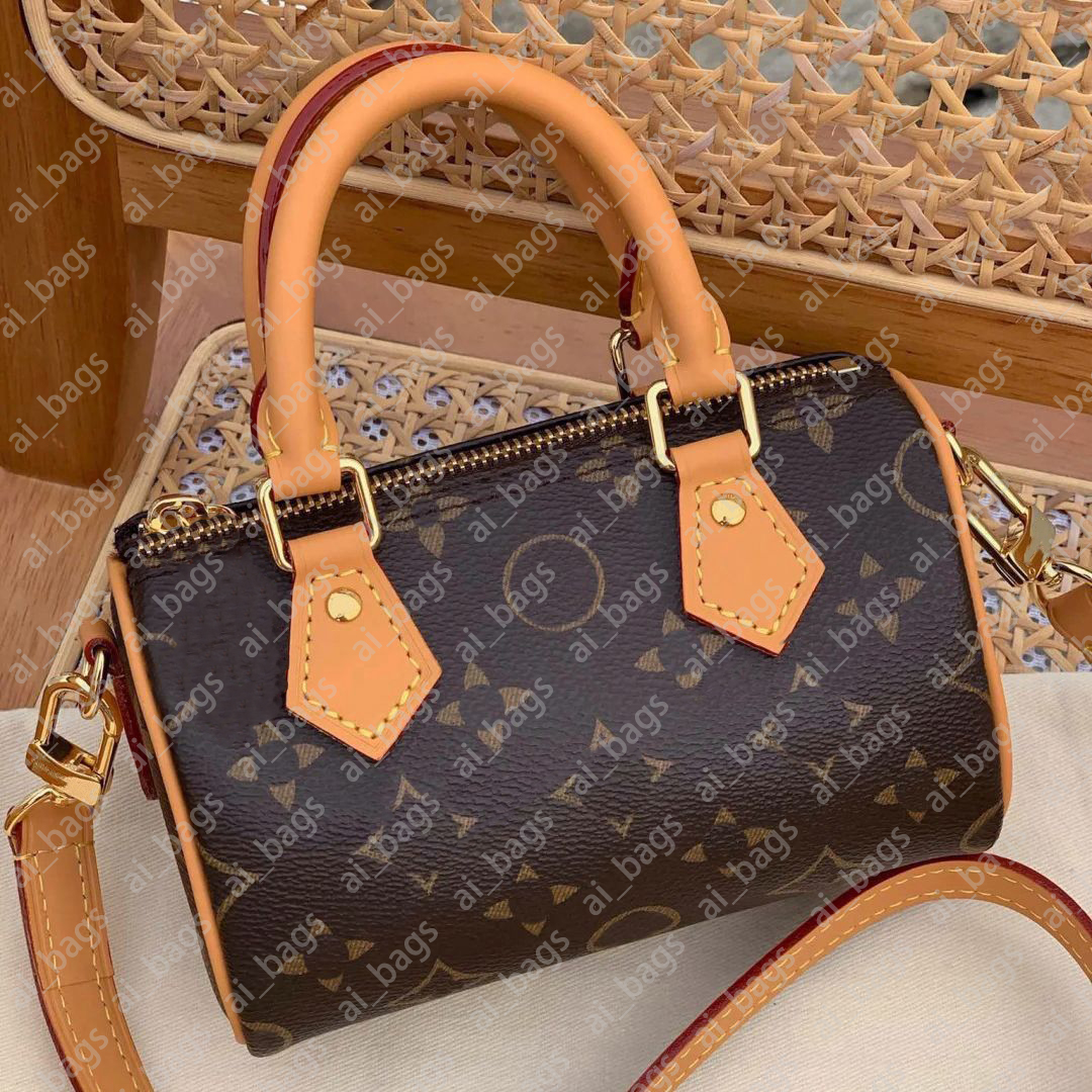 Tote Bag Designer Bag Shoulder Bag Luxury Bag speeedy Nanoo Boston Bag Purses Classic Satchel Old Flower Shopping Bag Leather Crossbody Bag Women Handbag Wallet