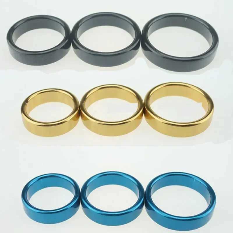 WAKEWAY Stainless Steel Penis Rings for Men 40MM 45MM 50MM Fashion Delay Ejaculation Ring for Sexual Wellness W250512