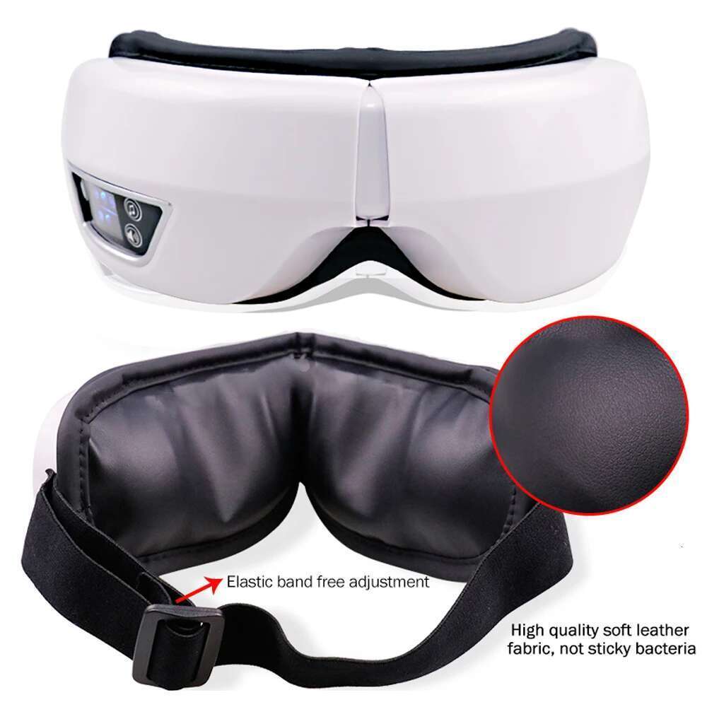 6D Smart Vibration Massager Airbag Compress Care Instrument Bluetooth Music Massage Sleep Mask Eye Relax Fatigue