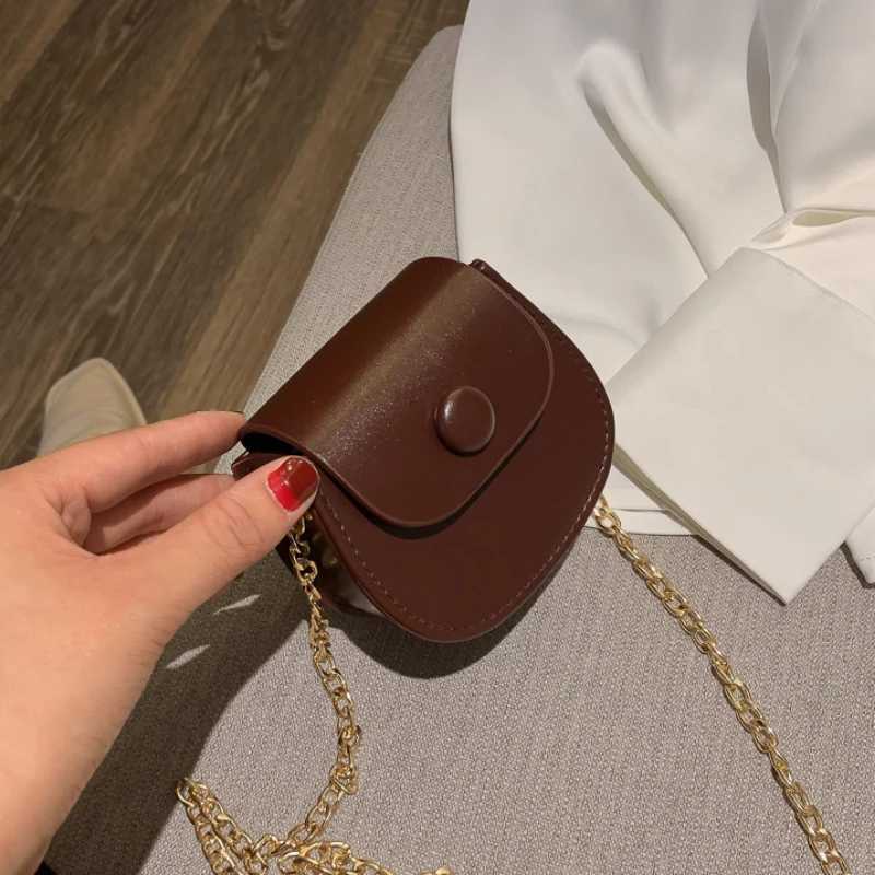 2023 New Mini Fashion Shoulder Bags for Kids Coffee Black Yellow Small Cross Body Bags Earphone Lipstick Storage Bags Z250512