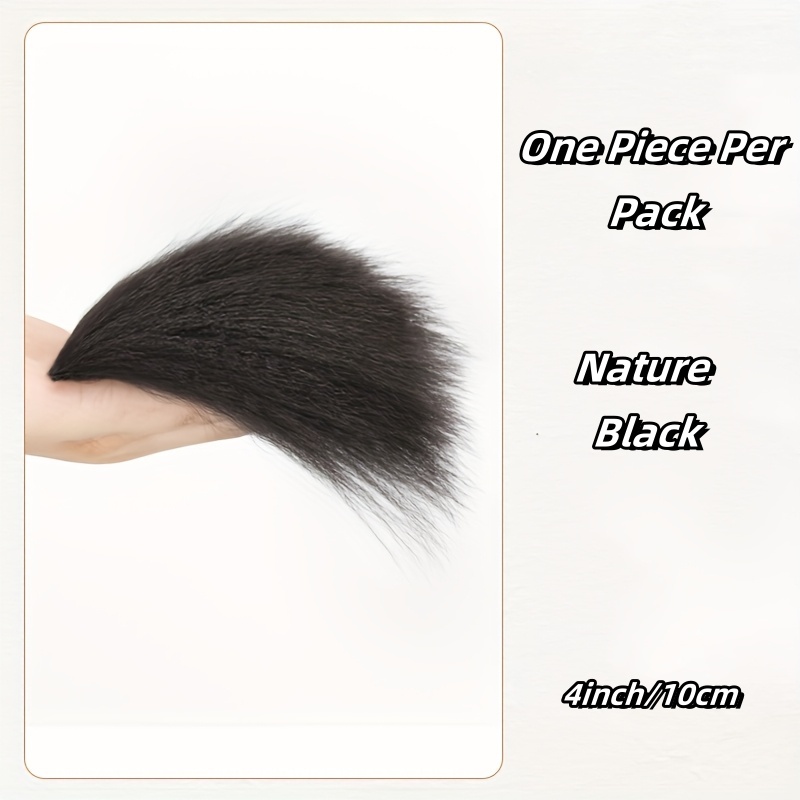 4-inch high-temperature protein filament fluffy hair accessories to create a plump and beautiful hairstyle secret weapon: invisible seamless hair acce