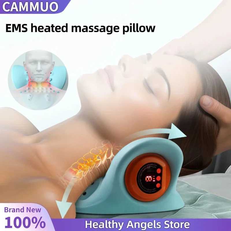 Electric Neck Massager USB Infrared Heating Airbag Neck Traction Vibration Shoulder Cervical Spine Shoulder Support RelaxW250512