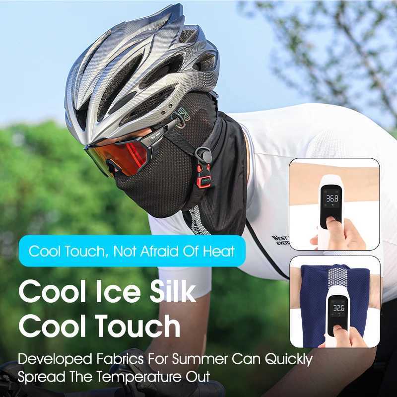 WEST BIKING Sun UV Protection Cycling Cap Summer Cool Bike Motorcycle Balaclava Hats Face Cover Outdoor Fishing Sports HeadwearW250512
