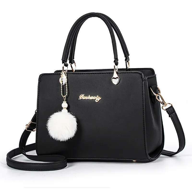 Shoulder Handbag Women Vintage Messenger Bags Fashion Top-Handle Composite Bag Purse Wallet Leather
