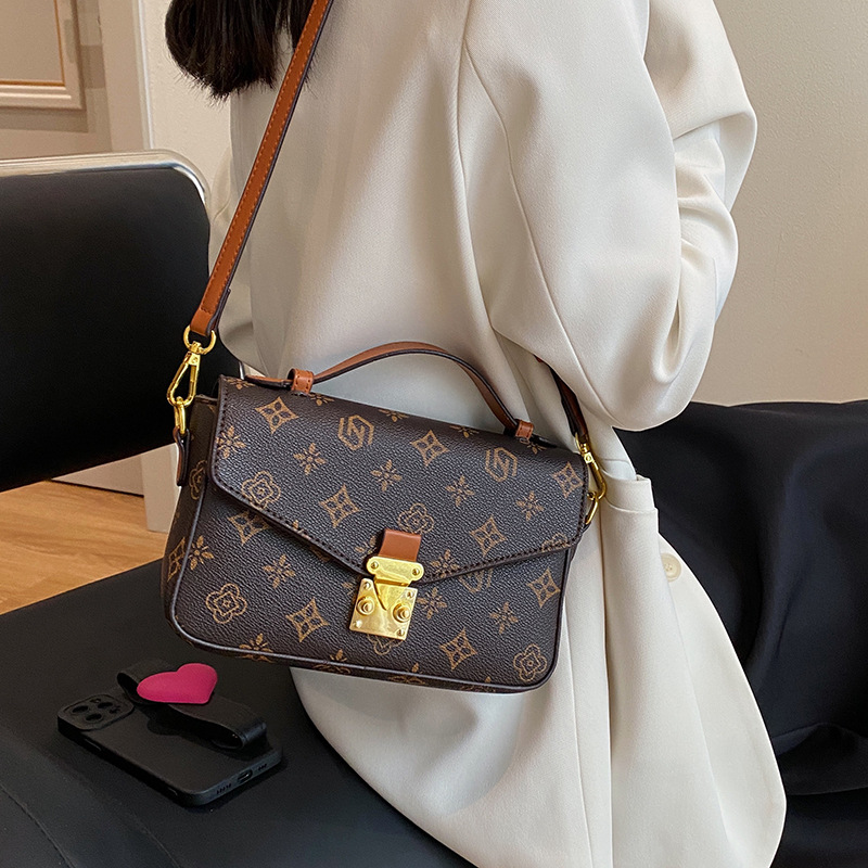 Designer Bag Luxury Bag Free Shipping Trendy Printed Women Shoulder Bag S Korean Style Shoulder Crossbody Small Square Handbag