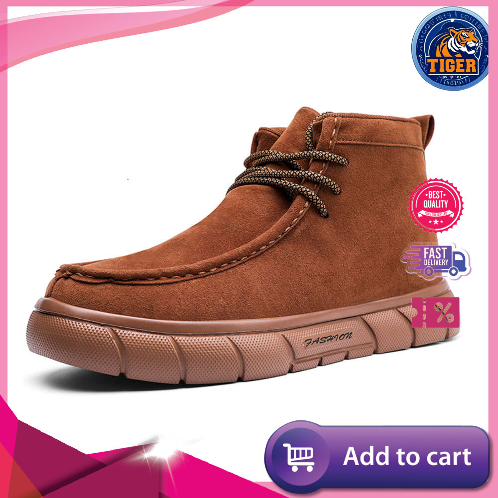 Ddmytiger S Corduroy Men Mid Calf Boots Lightweight Casual Fashionable Choice For Spring And Autumn Seasons Shoes Outdoor Shoes