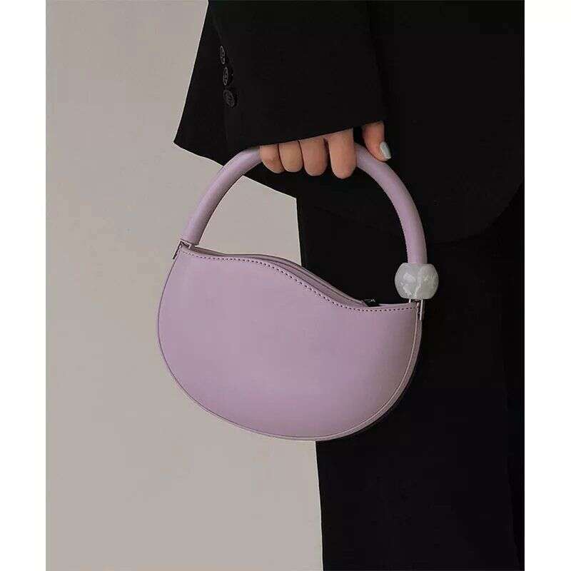 High end handbag for women's spring summer 2025 new item niche design pea bag fashionable and versatile hand-held shoulder