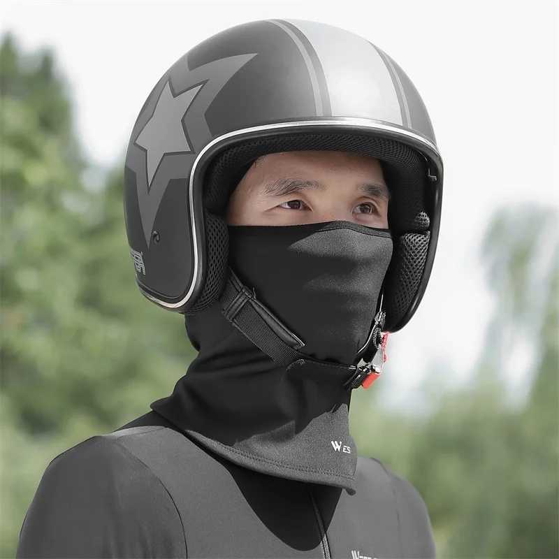 WEST BIKING Winter Fleece Cycling Cap Warm Running Scarf Balaclava Velvet Bike Full Face Cover Headwear Climbing Fishing HatW250512