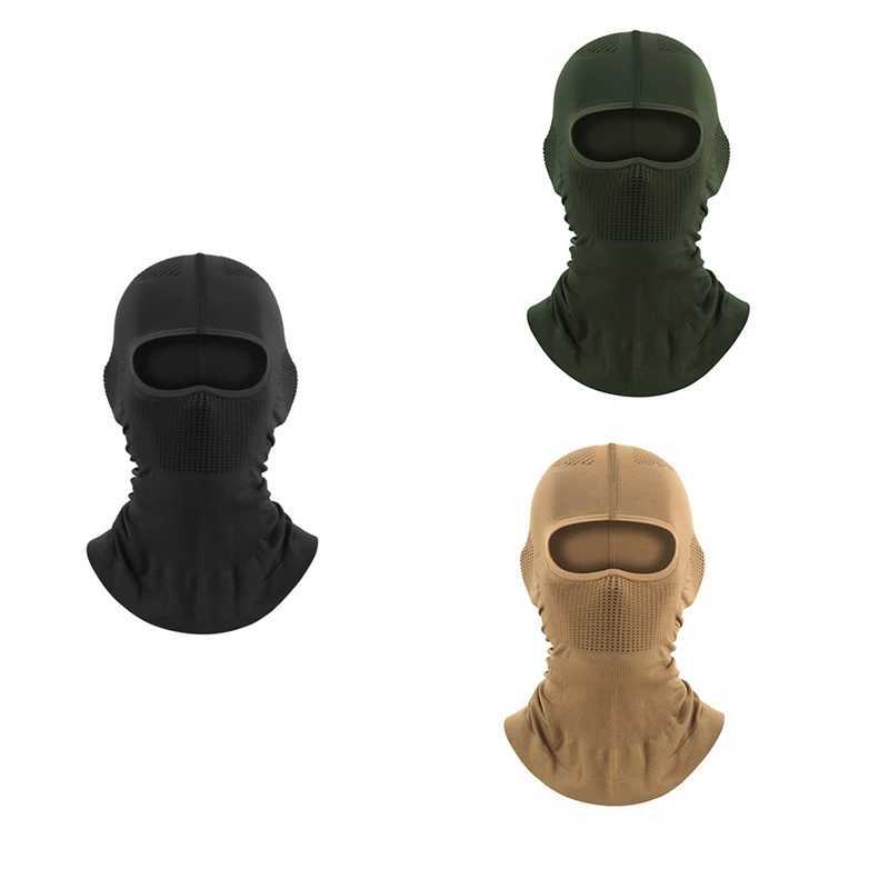 A33K-Ice Silk Sunscreen Mask Full Face Sports Headgear Bicycle Motorcycle Riding MaskW250512