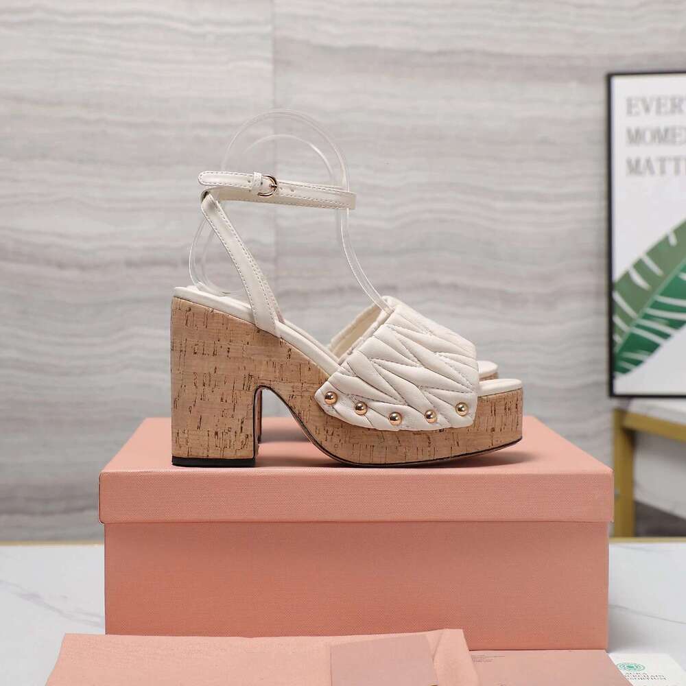 Women Size35-41 Genuine Leather Sandals Super High Heels Flat Platform Pumps Pleated Designer Shoes Zapatillas De Mujer