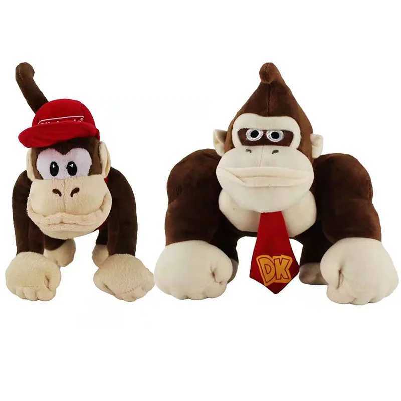1pc 25cm Monkey Donkey Kings Kong Diddy Plush Toy Soft Stuffed Plush Doll Toys Super Mari Little King Kong Orangutan Plush Dolls z250512PSRM