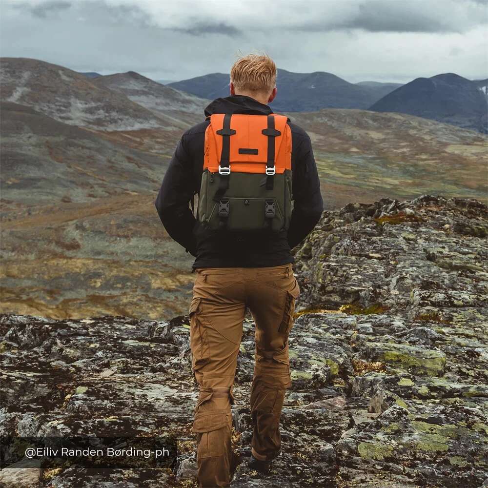 K&F Concept Backpack Travel Photography Bags Large Capacity Camera Case With Tripod Side Rain Cover For 15.6 Inch Laptop
