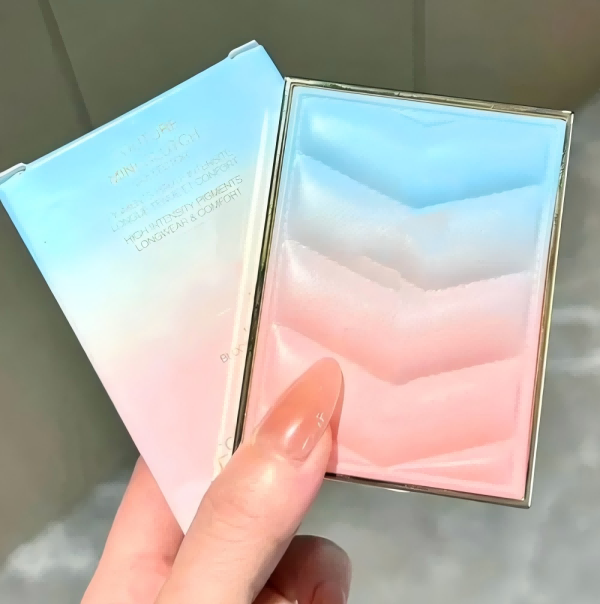 2025 New Brand Couture Mini Clutch Makeup Macaron gradient Eye shadow 4 Colors Matte Eyeshadow shadows palette with brush
