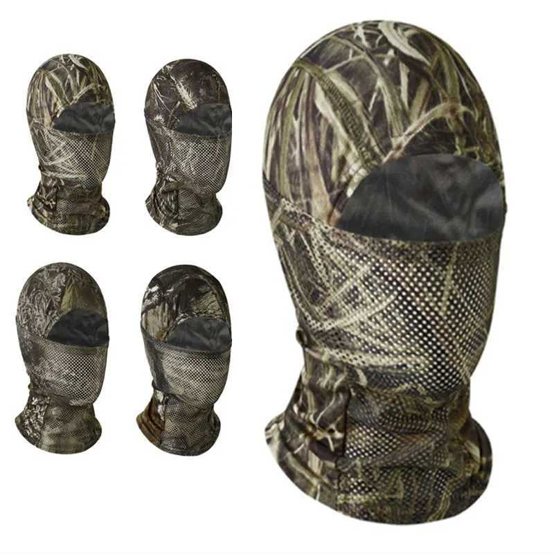 Camouflage Balaclava Hat Cycling Full Face Mask Outdoor Sports Hunting Hiking Ski Mask motorcycle Helmet Inner CapW250512