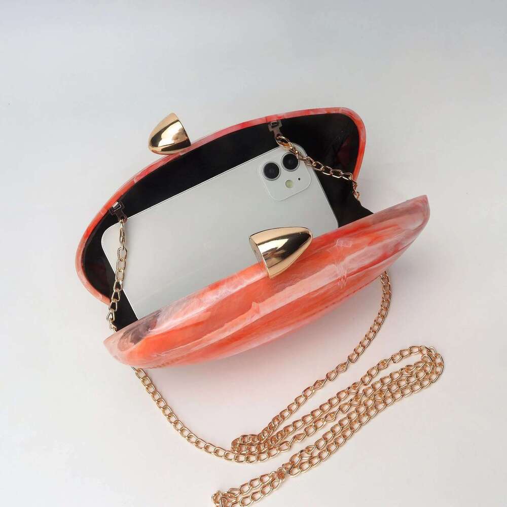 New Stone-Textured Imitation Irregular Women Handbag Fashion Evening Bag Wedding Party Clutch Purse Shoulder Crossbody