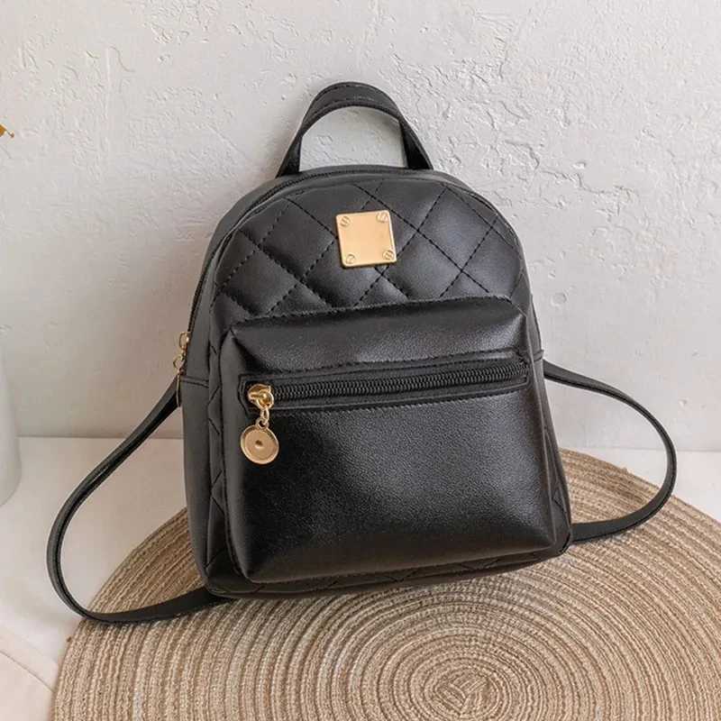Fashionable Casual Backpack Leather Waterproof Large Capacity Backpack High Quality Classic Womens s Travel Shoulder Bag Z250512-1
