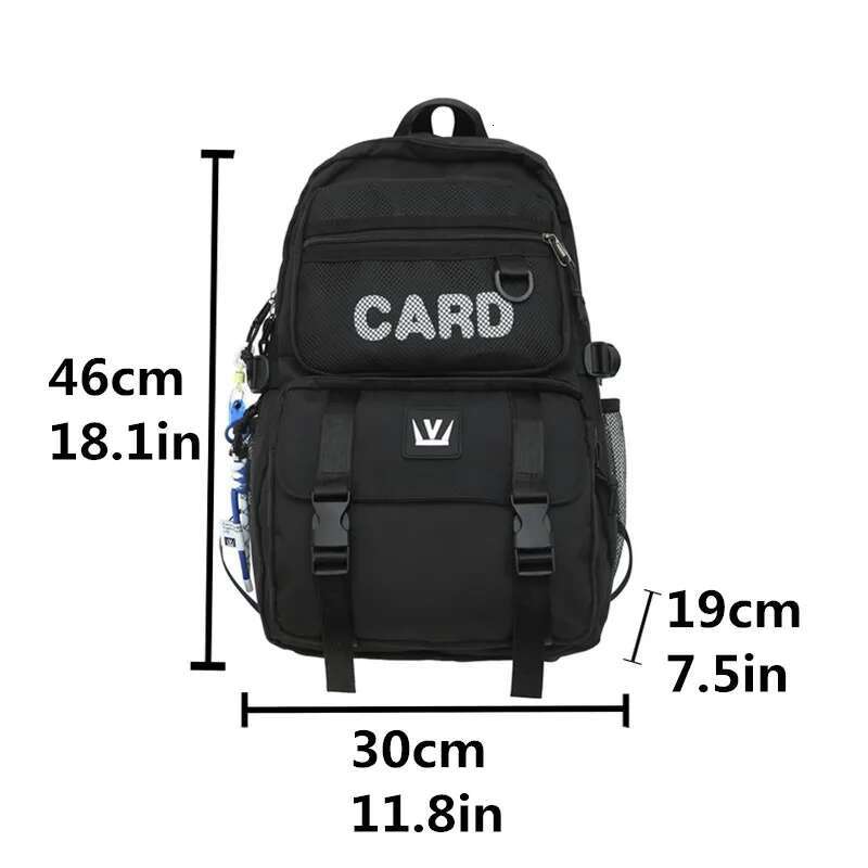 Backpack for junior high school college students, new fashion backpack, trending ins, large capa
