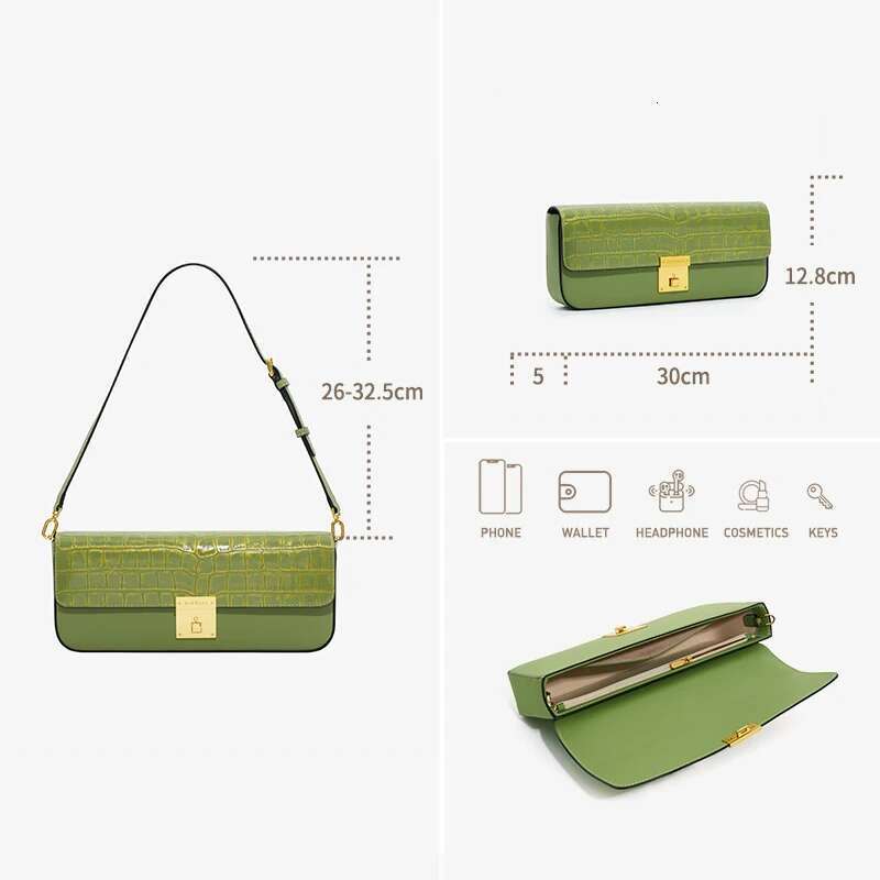 BAFELLI 2025 NEW Women's BAGS FASHION TREND EVENING PURSE HANDBAG K GOLD GENUINE LEATHER DESIGNER BRAND SHOULDER CLUTCH