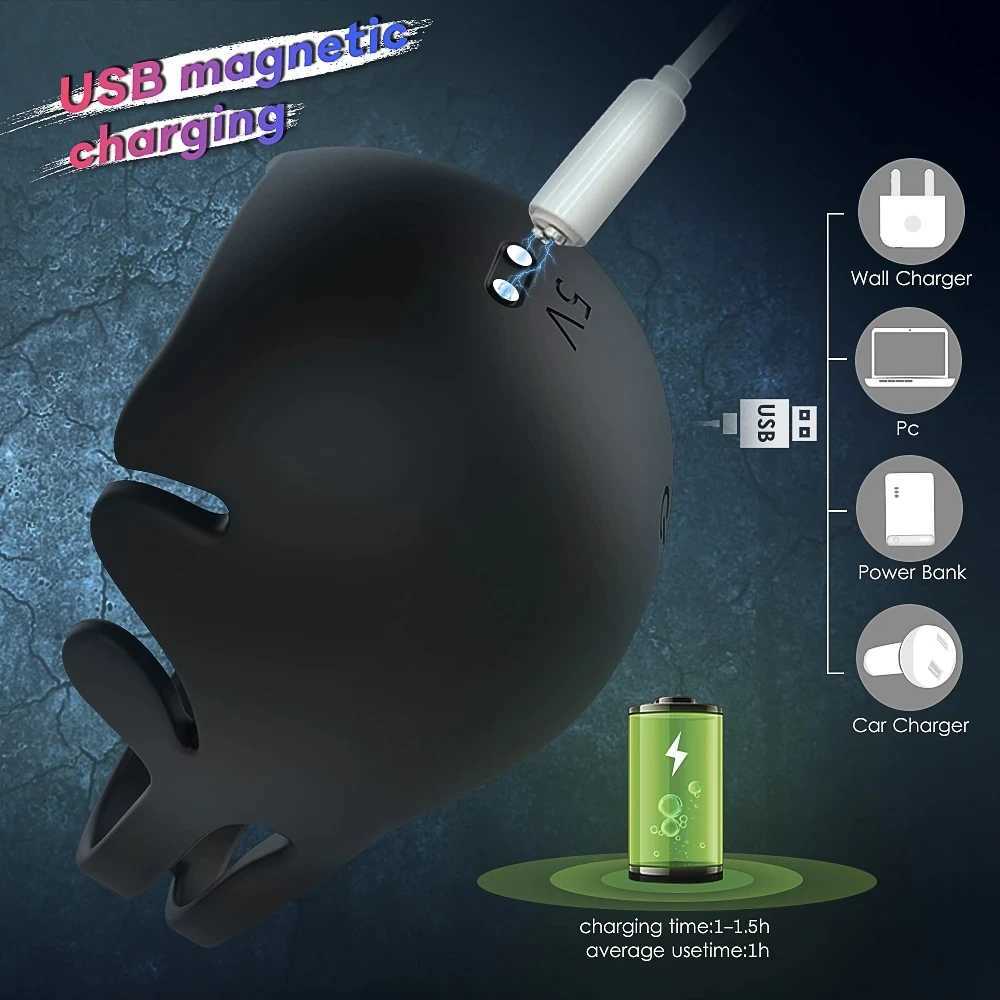Vibrating Penis Massager Male Chastity Cock Ring Sex Toys for Men Wireless Remote Control Testicle Vibrator Mens Masturbator W250512