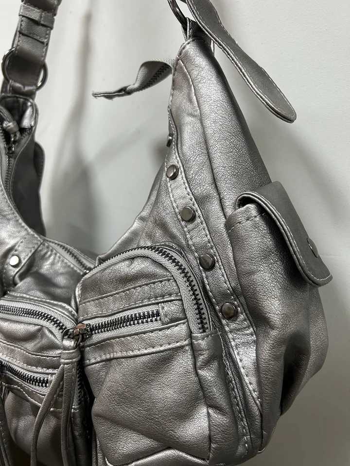 Angelkiss Bag Women Fashion Shoulder Bags Vintage PU Leather Handbags Multiple Pockets Shoulder Purse Bag Tassel bag Z250512