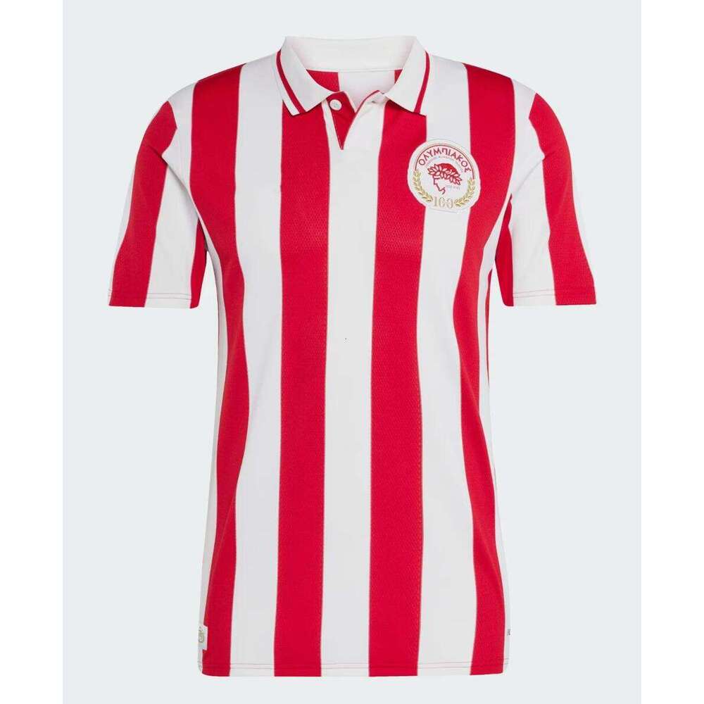Olympiacos 2025 Centenary Kit Soccer Jerseys Greece Olympiakos UI JO HWANG MASOURAS OLEG KUNDE BIEL JAMES BAKAMBU EL ARABI VALBUENA 25 26 football shirt