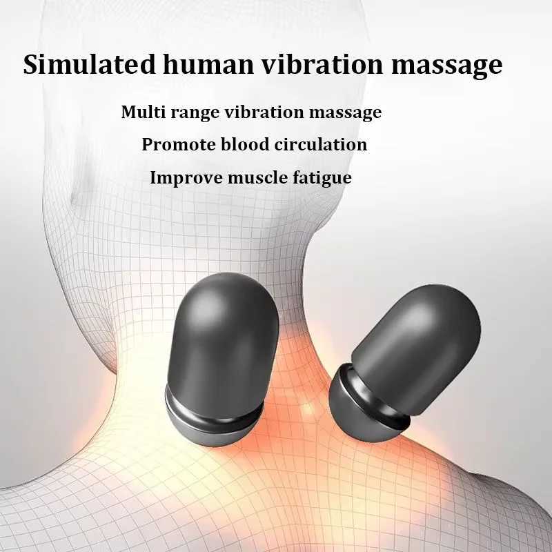 Electric Massage Neck Pillow for Protecting Cervical Spine Traction Hot Compress Sleeping Pillow Ergonomic Design Cushion PillowW250512
