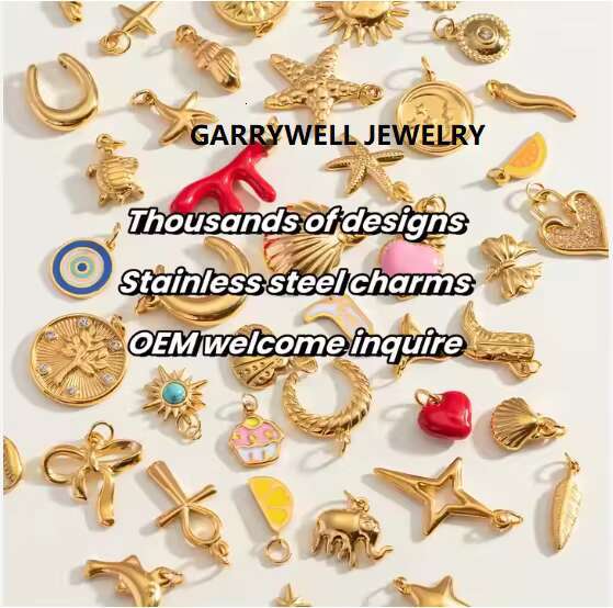 Custom DIY Build Your Own Multi Stainless Steel Charm Vintage Golf Sport Tennis Racket Leisure Charm Pendants Cheap Sale