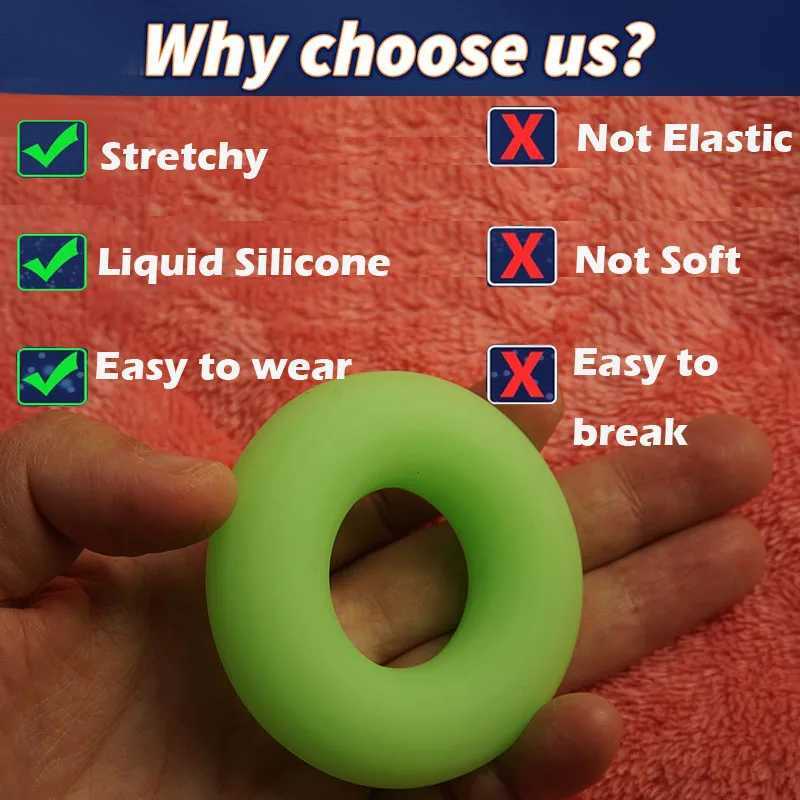 Liquid Silicone Cock Penis RingsScrotum Testicle Ball StrecherStretchy Cockring Ejaculation DelaySex Toys for Men W250512
