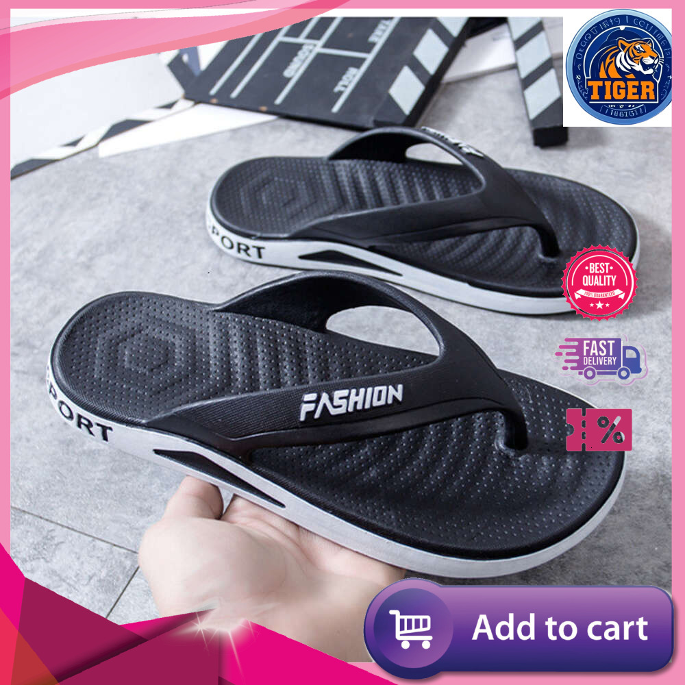 Ddmytiger Summer Trend Slippers Fashionable Casual Outerwear Herringbone For Men Anti Slip And Odor Resistant Large Size Clip On Sandals Outdoor Shoes