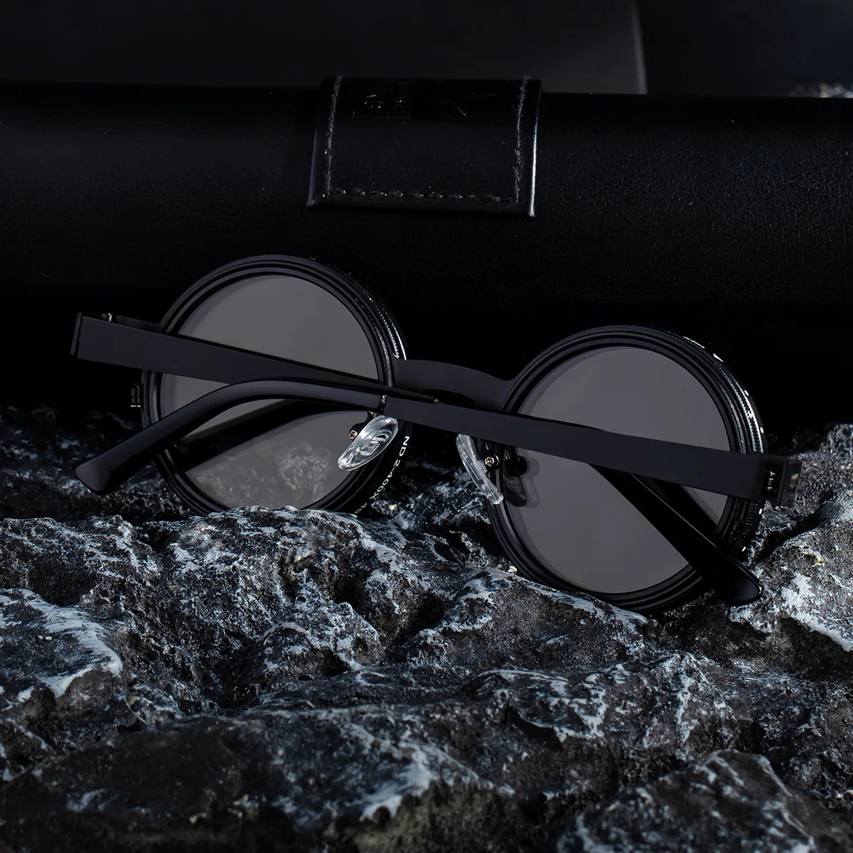 ND2400 9 Level Adjustable Dimming Polarized Sunglasses Men Women Fishing Punk Round Glasses Driving Eyeglasses ND Filter 250512