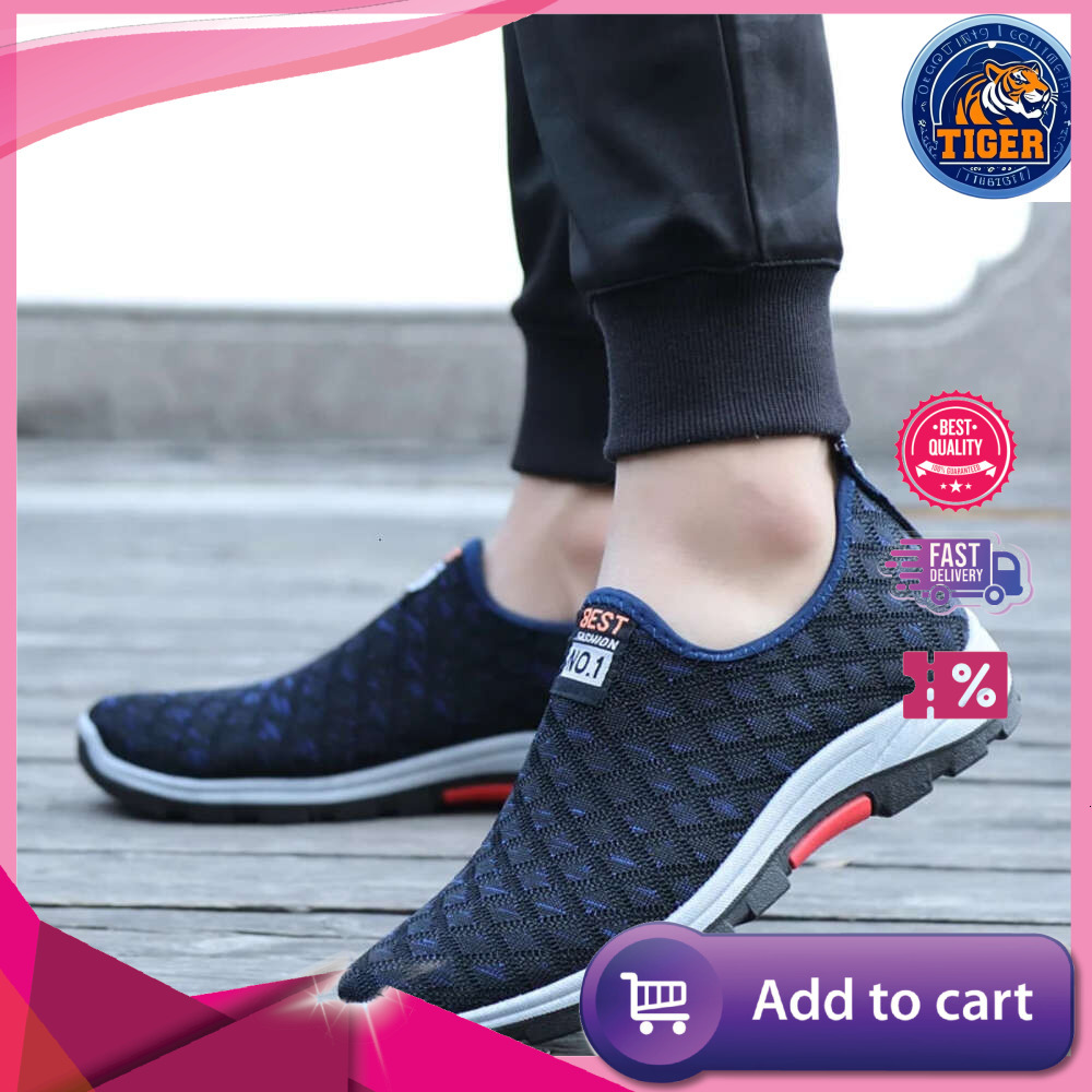Ddmytiger Walking Summer Mesh Casual Shoes Breathable Slip On Mens Loafers Lightweight Sneakers Men Running Zapatillas Hombre Outdoor Shoes