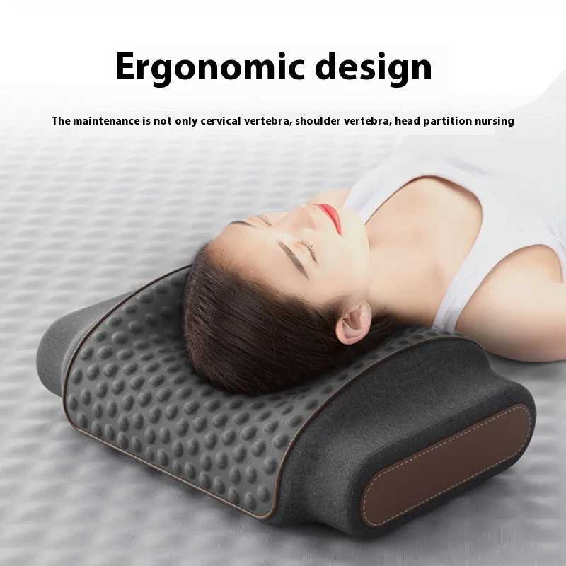 New Relieve Fatigue Airbag Neck Massage Constant temperature hot compress Pillow Electric vibrate Smart Kneading Massage PillowW250512