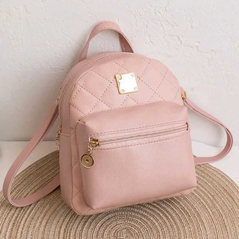 Fashionable Casual Backpack Leather Waterproof Large Capacity Backpack High Quality Classic Womens s Travel Shoulder Bag Z250512-1