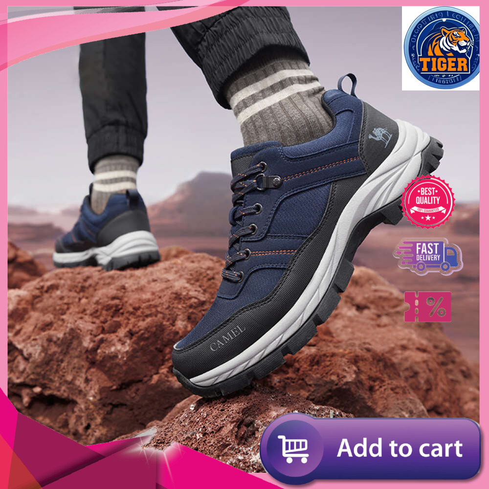 Ddmytiger Waterproof Outdoor Hiking Male Sneakers Non Slip Tactical Trekking Low Top Shoes For Men Summer Outdoor Shoes