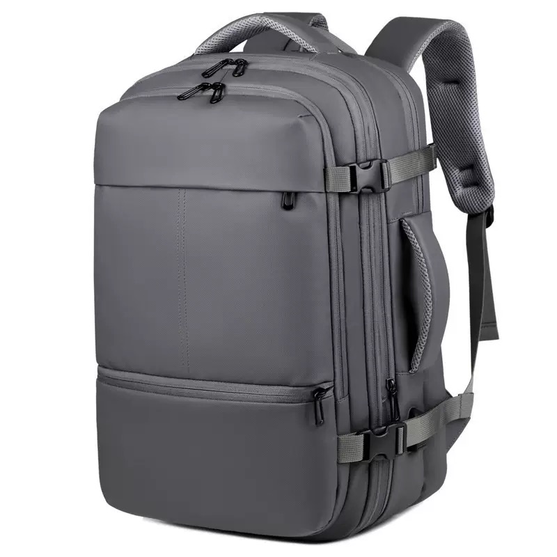High end men's backpack with large capacity and expandable backpack for business travel, men's commuting bag, fashionable computer bag