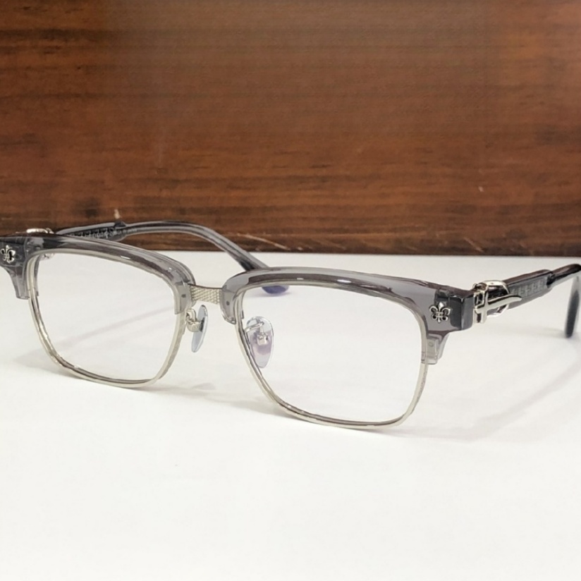 High Quality Men optical glasses Classic Luxury Designer Women eyeglass Titanium Punk Business Design Prescription Spectacle Frames with box 8206 SIZE