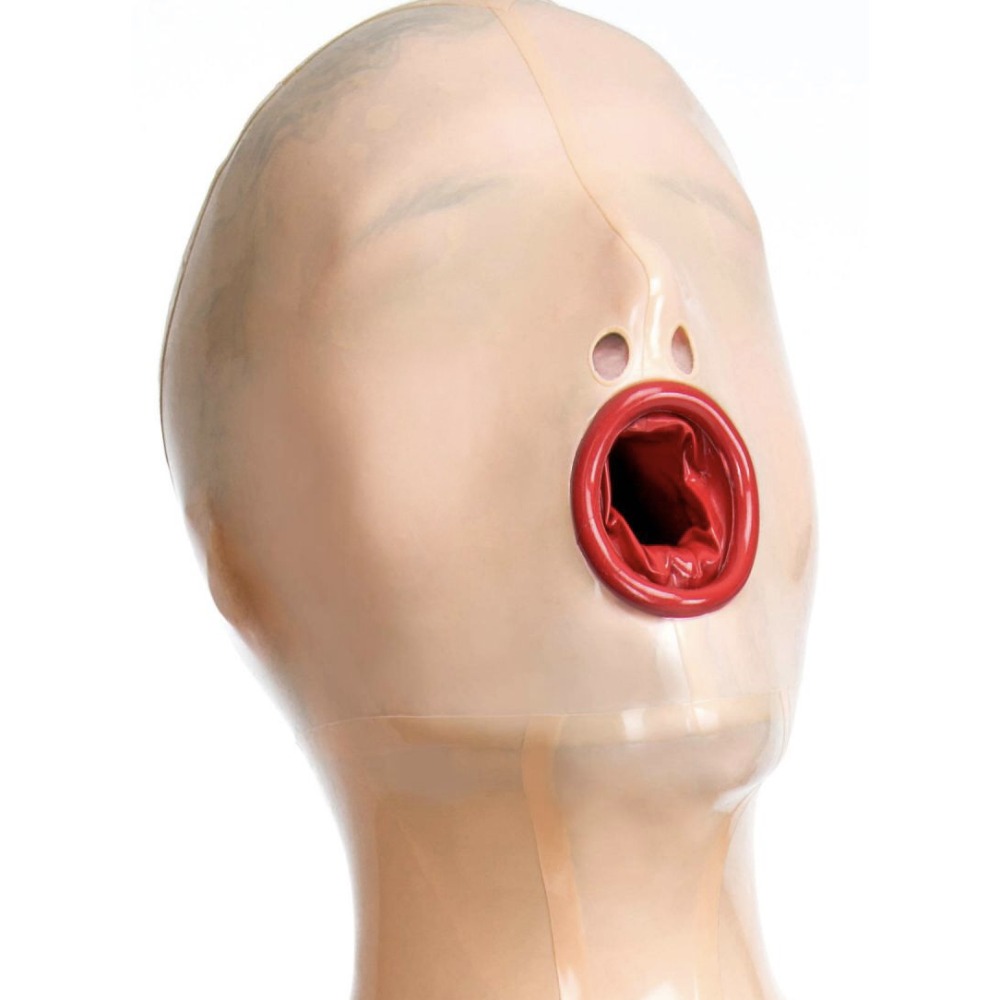 latex mask Eurocat hood full head mask design handmade natural rubber hood sexy costume bodysuit cosplay clubwear