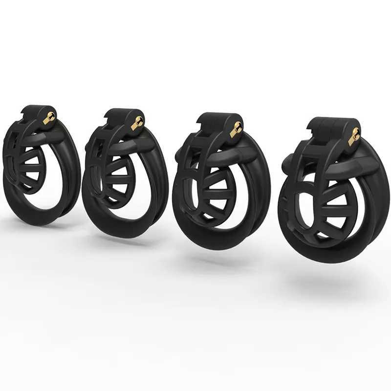 2021 Minus/Plus Cage Male Chastity Device Double-Arc Cuff Penis Ring Cock Belt Adult Sex Toys W250512