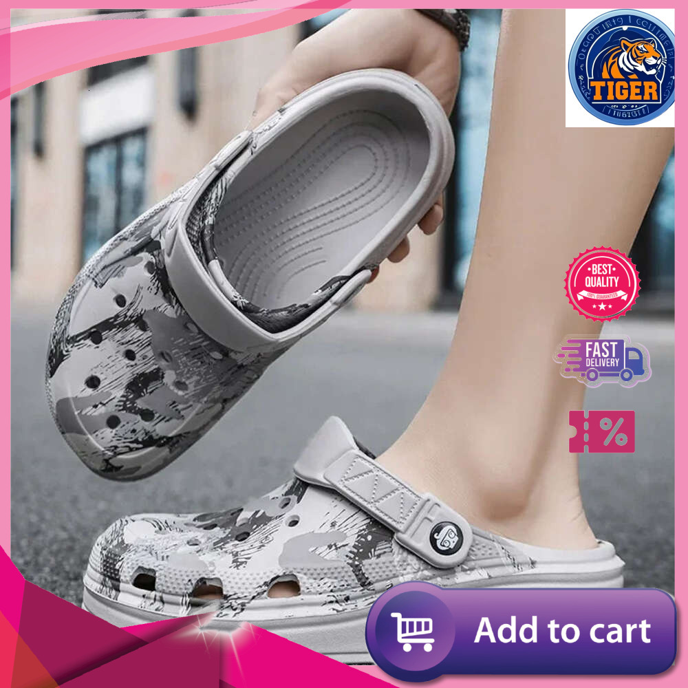 Ddmytiger Camouflage Platform Outdoor Summer Aqua Water Shoes Men Beach Sandals Soft EVA Indoor Home Slides Lover Flip Flops Outdoor Shoes